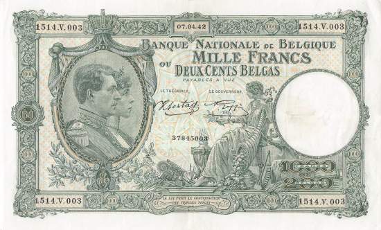 1000 Franc 1942